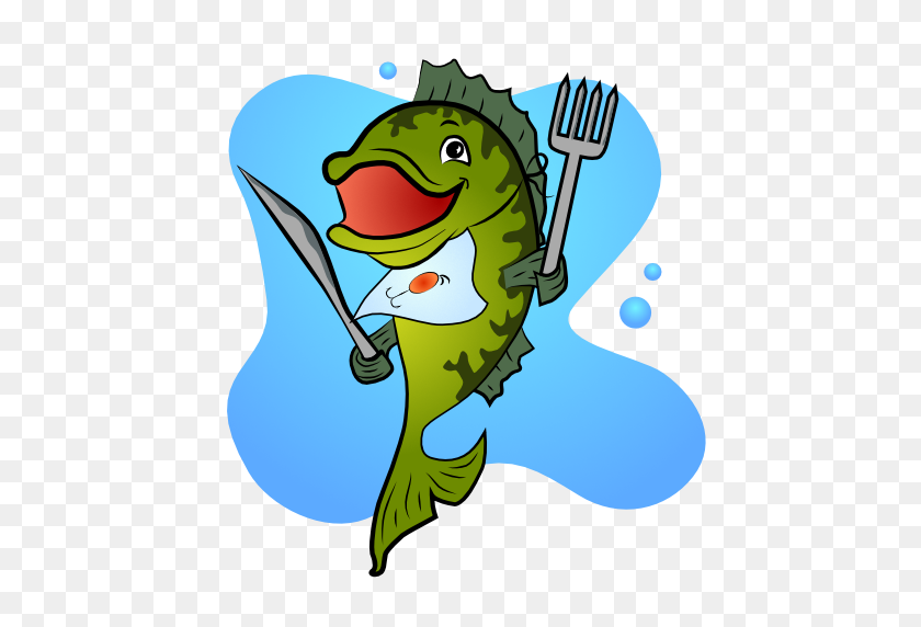 512x512 О Басовой Рыбалке Emoji - Басовая Рыба Png