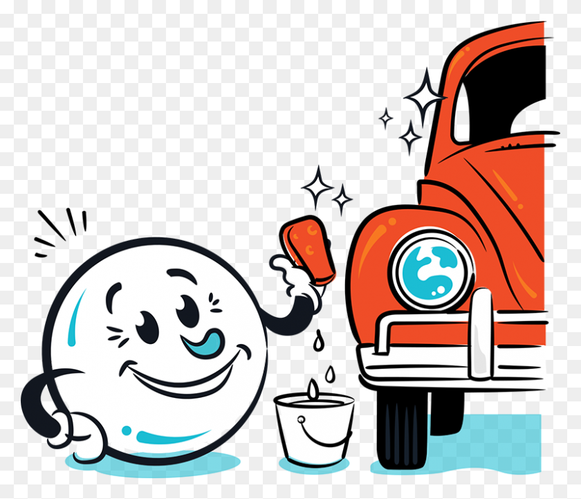800x678 Acerca De Bubble Down Express Car Wash Tampa Bay - Clean Car Clipart