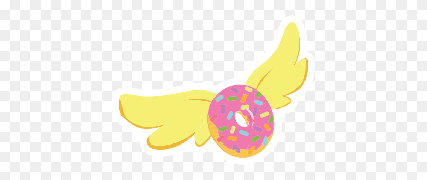 400x295 О Dks Donuts - Летающий Единорог Клипарт