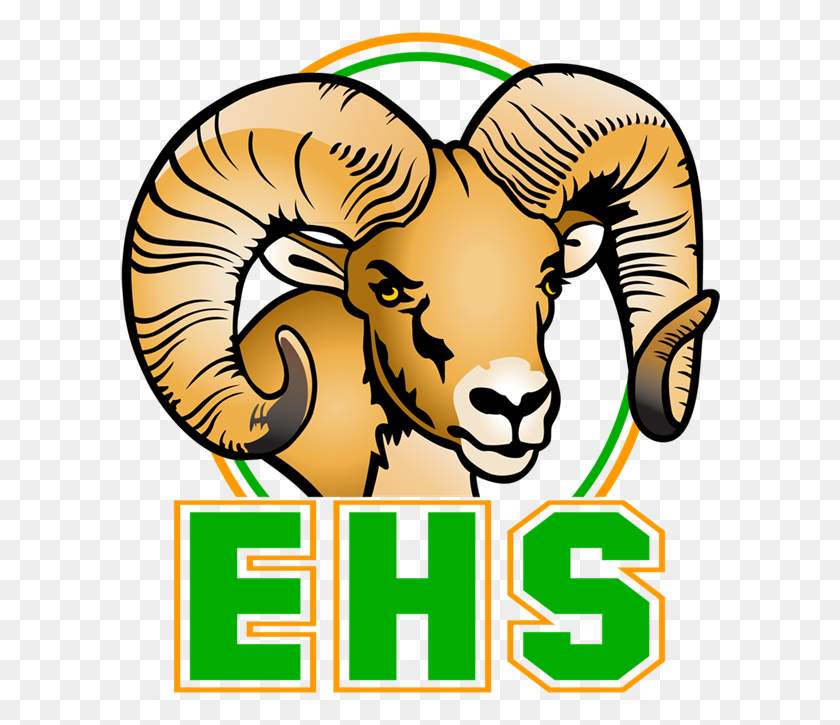 600x665 About Eastside High School About Eastside High School - Ram Horns Clipart