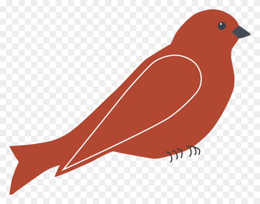 885x681 About Red Bird Paisajes Jardines Comestibles - Red Bird Png
