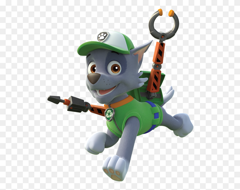 536x604 About Rocky Paw Patrol - Paw Patrol Chase PNG