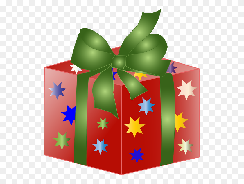 539x576 About That Gift Christmas - Gift Box Clipart