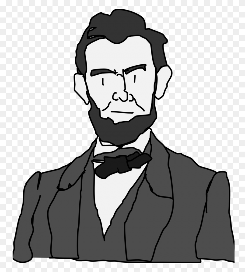 845x946 Abraham Lincoln - Abraham Lincoln PNG