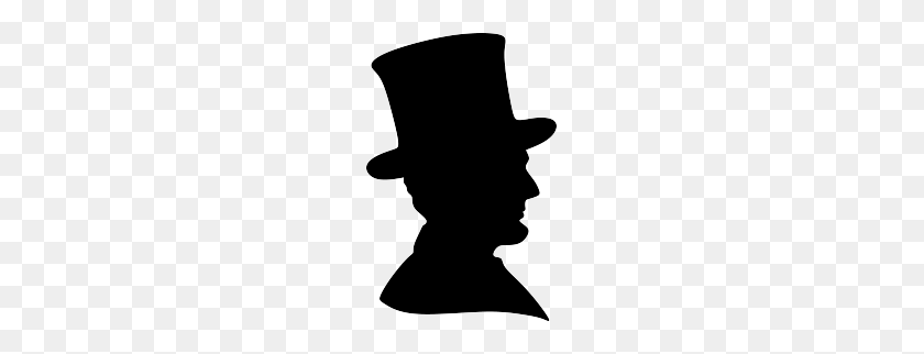 263x262 Abraham Lincoln Silhouette - Lincoln PNG