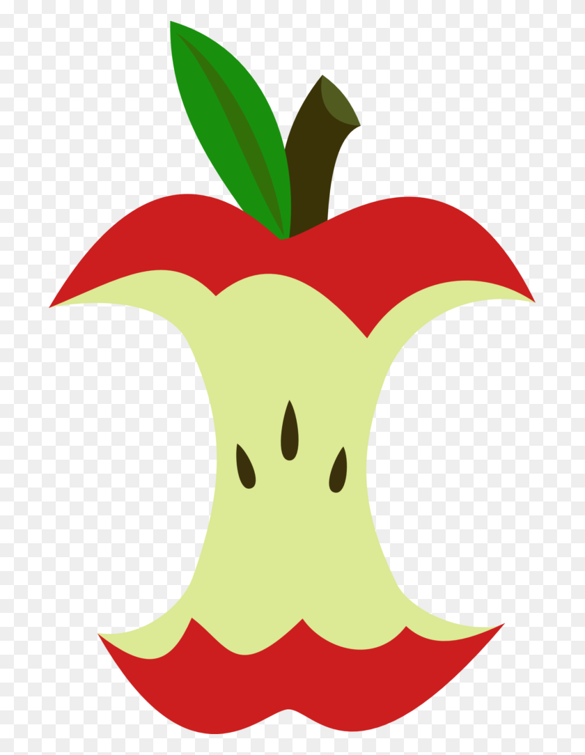 699x1024 Abs Each Day And Apples On Apple Core Clipart Free Clip - Apple Core Clipart