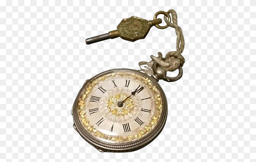 470x470 Absolutamente Impresionante Reloj De Bolsillo De Plata Antiguo Para Damas, Victoriano - Reloj De Bolsillo Png