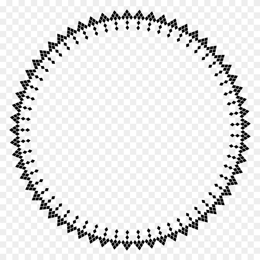 2334x2336 Абстрактные Геометрические Круглые Иконки В Рамке Png - Белая Рамка В Png