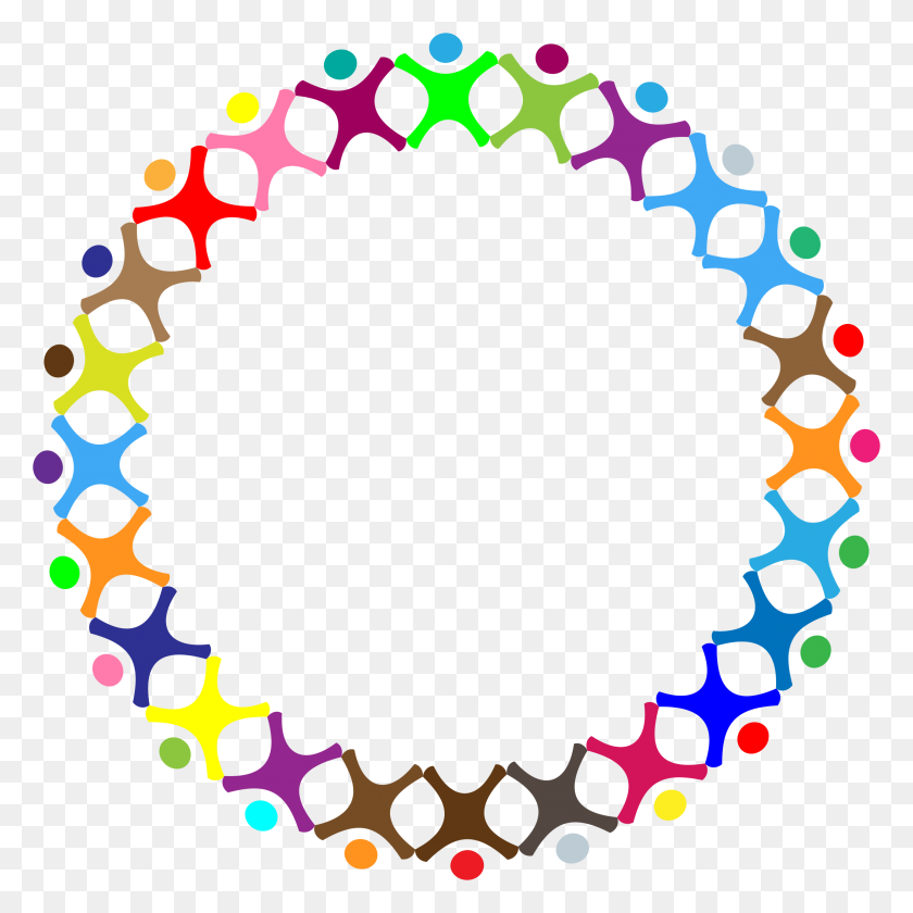 2334x2334 Abstract People Circle Prismatic Icons Png - People PNG