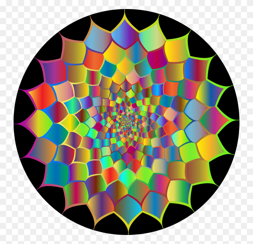 750x750 Resumen De Vórtice De Simetría De Vidrio De Arte Abstracto De Geometría Gratis - Whirlpool Clipart