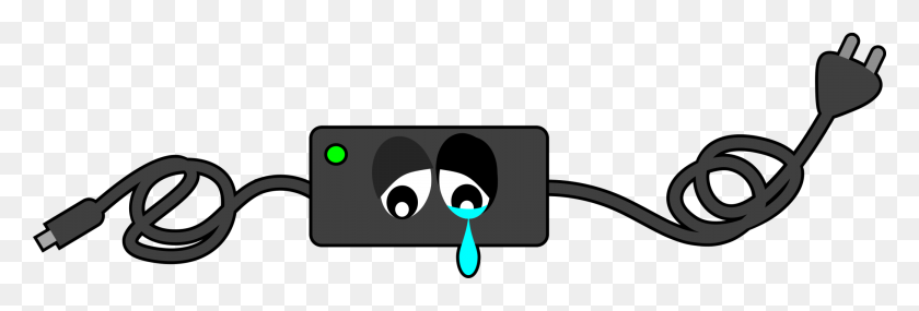 2597x750 Ac Adapter Laptop Computer Icons Power Converters - Personification Clipart