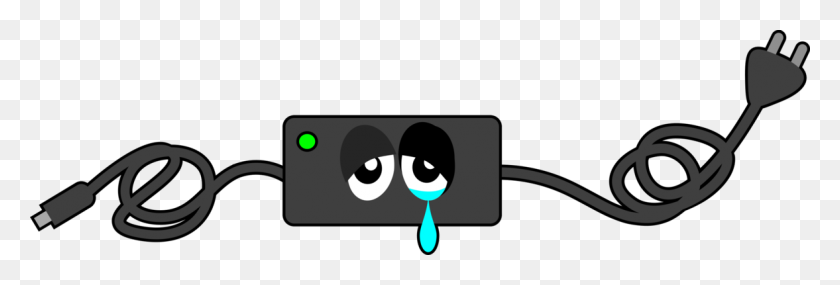1177x340 Ac Adapter Laptop Computer Icons Power Converters - Chromebook Clipart