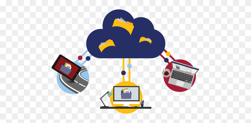 500x352 Access Instantly Dynafile Cloud Document Management Software - Disorganized Clipart