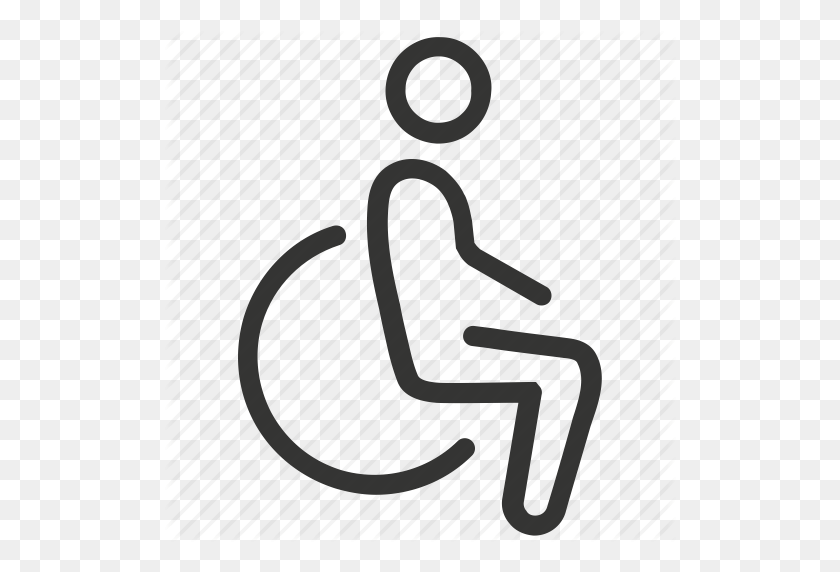 512x512 Accesibilidad, Discapacidad, Discapacitados, Discapacitados, Icono De Silla De Ruedas - Discapacitados Png