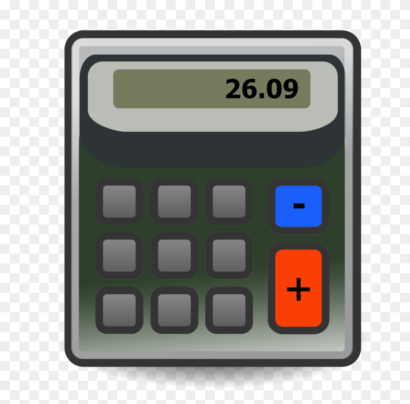 768x768 Accessories Calculator - Calculator PNG