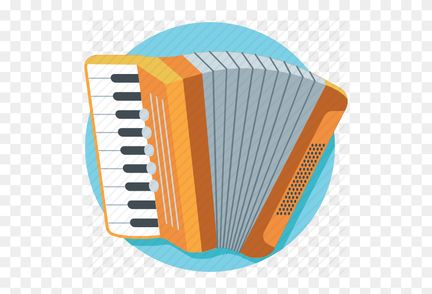 512x512 Accordion, Concertina, Instrument, Melody, Music Icon - Accordion PNG