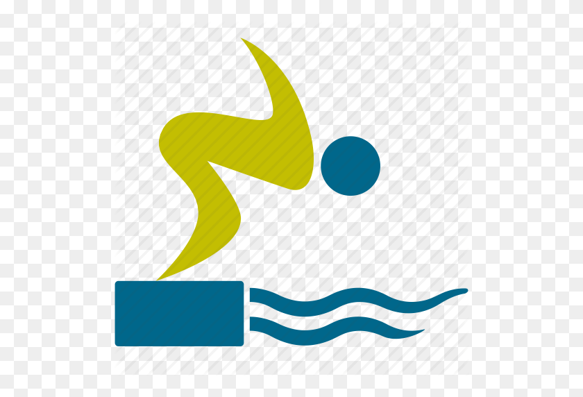 512x512 Account, Man, Person, Pool, Sport, Swimmer, Swimming Icon - Person Swimming Clipart