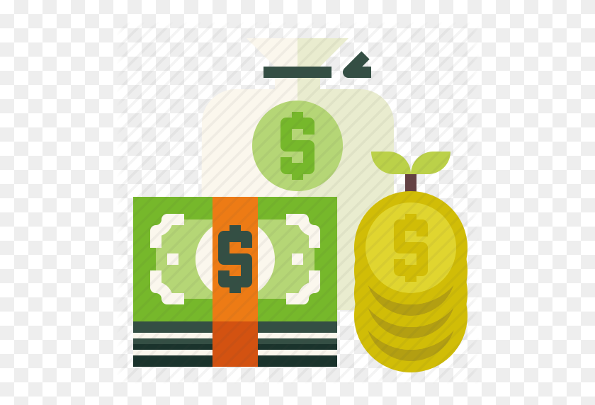 512x512 Accounting' - Money Bags PNG