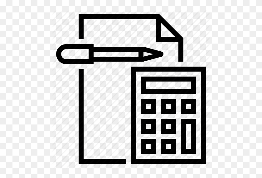 512x512 Accounting, Business, Business Report, Calculator, Finance - Report Icon PNG