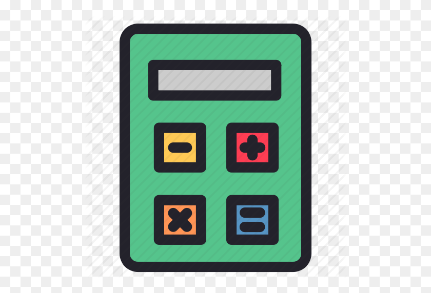 512x512 Accounting, Calculate, Calculation, Calculator Icon - Calculator PNG