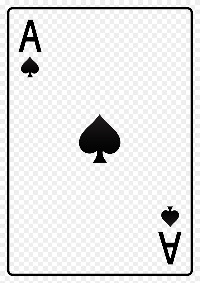 4782x6933 Ace Card Clipart Emoji - Ace Of Spades Clipart