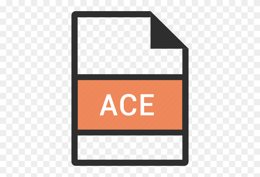 512x512 Ace, Extensión, Archivo, Icono De Nombre - Ace Png