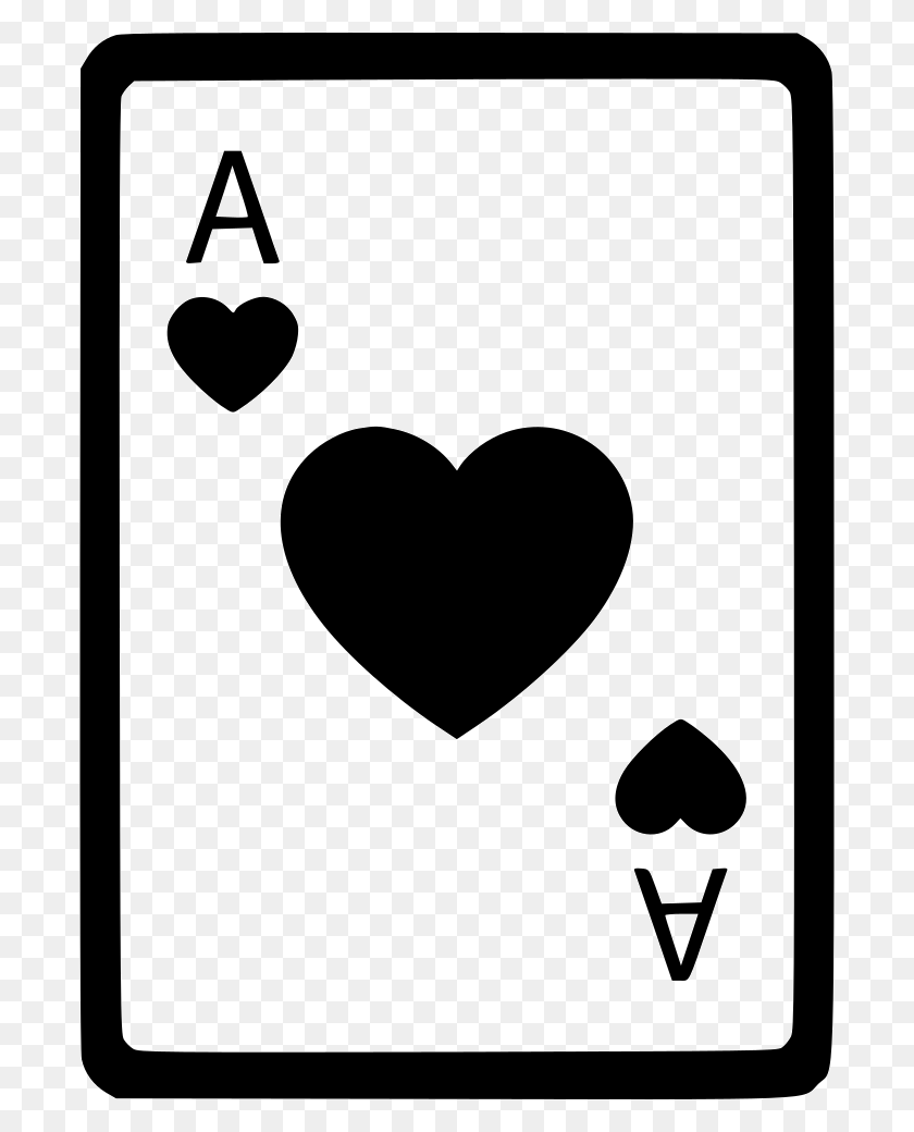 694x980 Ace Of Hearts Card Poker Png Icon Free Download - Ace Card PNG
