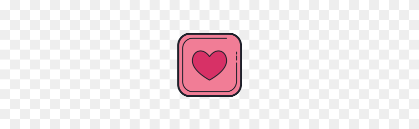 200x200 Ace Of Hearts Icon - Heart PNG Outline
