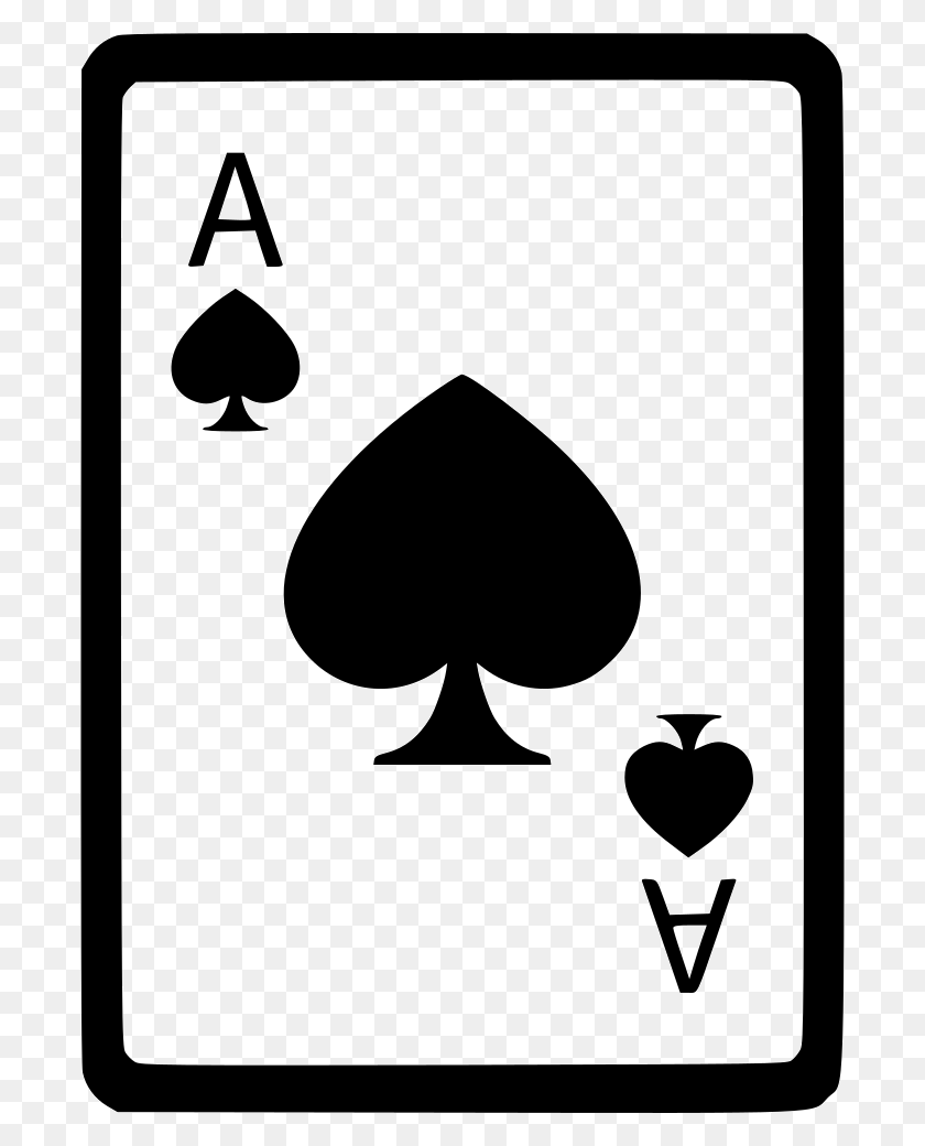 694x980 Ace Of Spades Card Poker Png Icon Free Download - Ace Card PNG