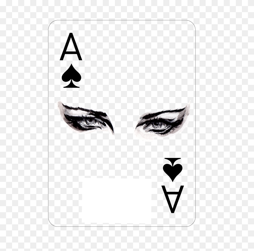 523x768 Ace Of Spades, Fashion Playing Cards - Ace Of Spades PNG