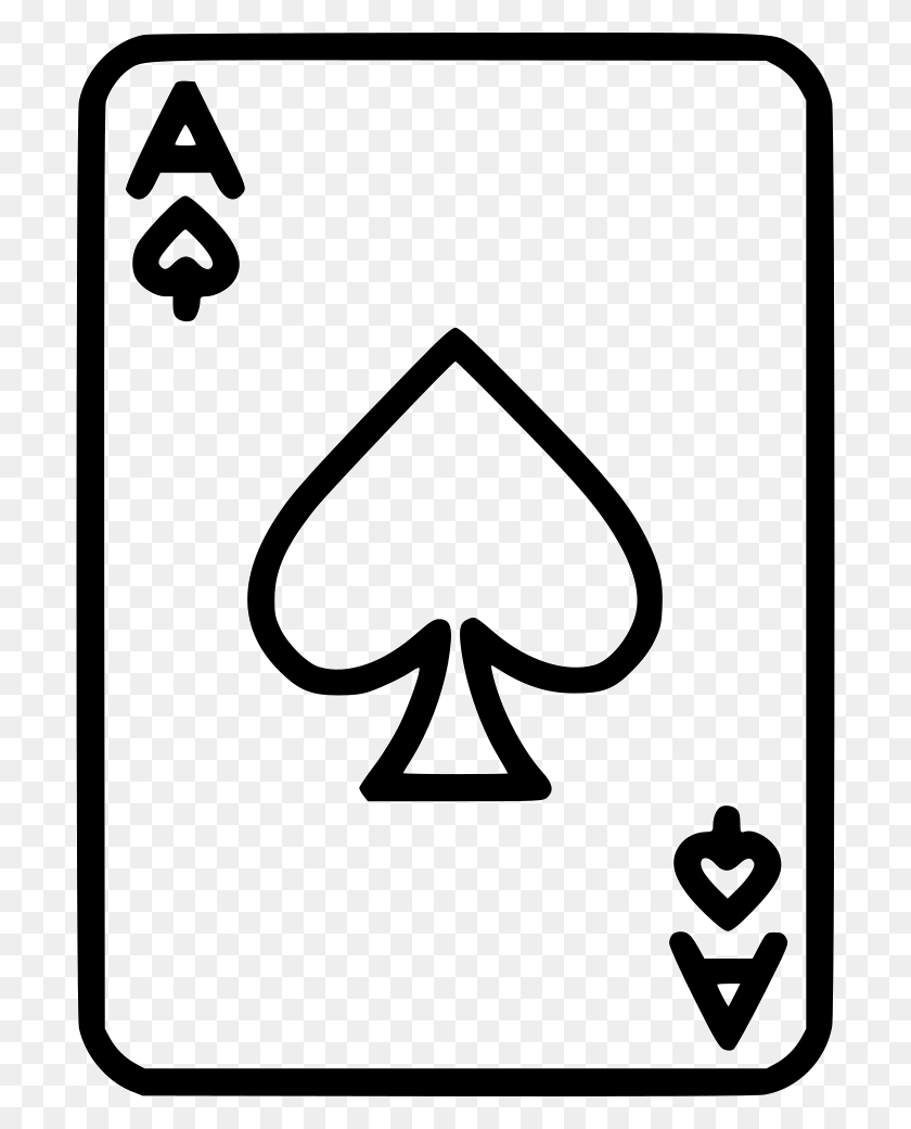 700x980 Ace Spade Png Icon Free Download - Spade PNG