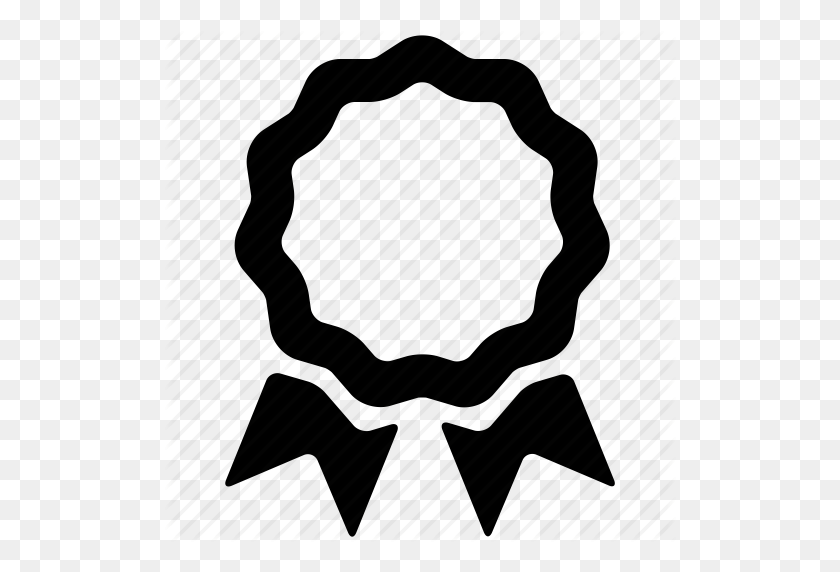 512x512 Achievement, Award, Badge, First Place, Prize, Ribbon, Winner Icon - Award Ribbon Clipart Black And White