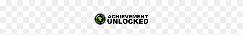 190x62 Achievement Unlocked Gamer - Achievement Unlocked PNG