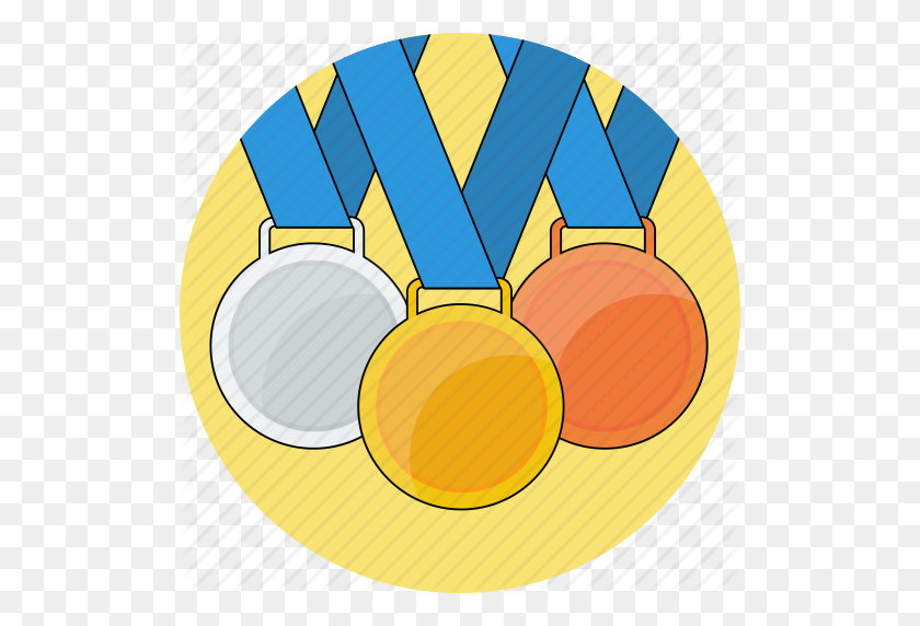 512x512 Achivement, Bronze, Gold, Icons, Medals, Silver - Bronze Medal Clipart