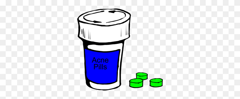 300x288 Acne Pills Clip Art - Acne Clipart