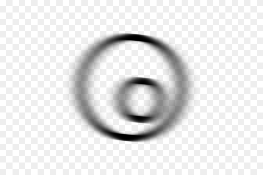 500x500 Acorn Blur Filters - Black Circle Fade PNG