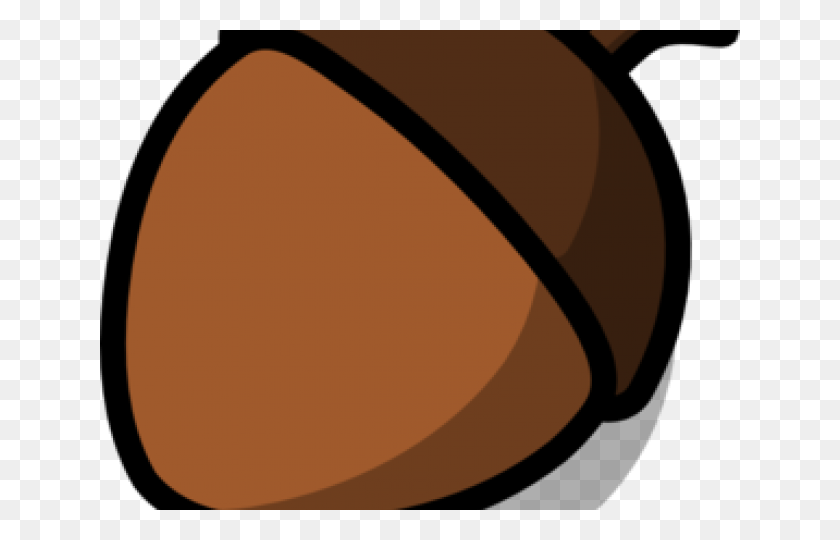 chunky acorn clipart