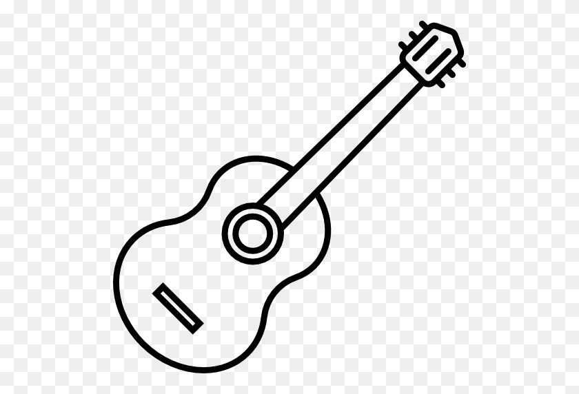 512x512 Guitarra Acústica - Icono De La Guitarra Png