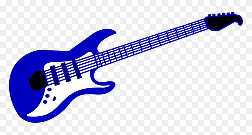 960x480 Acoustic Guitar Clipart Blues Instrument - Instrument Clipart