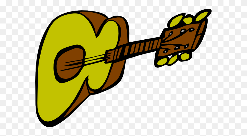 600x403 Acoustic Guitar Png Clip Arts For Web - Acoustic Guitar Clipart Black And White
