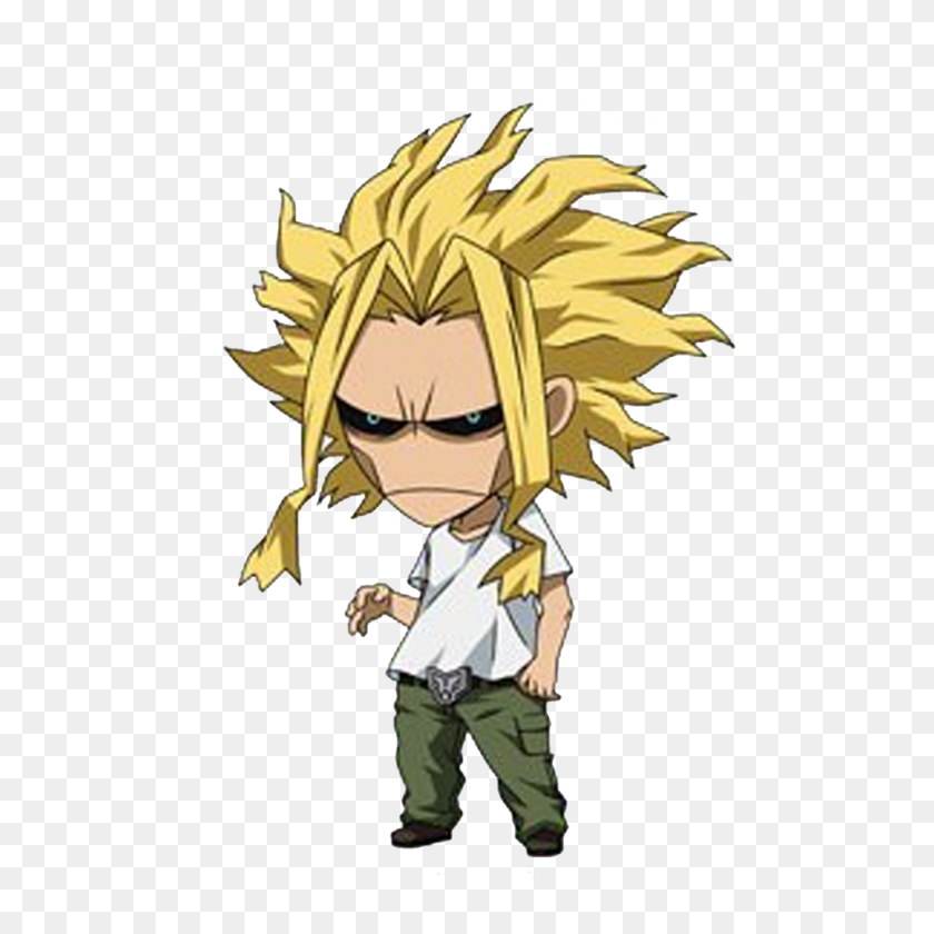 1024x1024 Acrylic All Might Keychain Keychain Sekai - All Might PNG