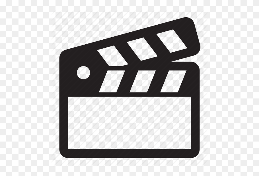 512x512 Acción, Cine, Badajo, Corte, Director, Película, Medios, Película, Escena - Película Clapper Clipart