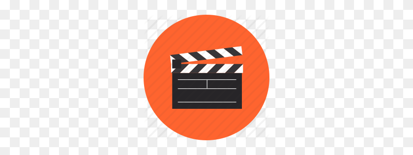 256x256 Action Movie Clipart Free Clipart - Movie Clapboard Clipart