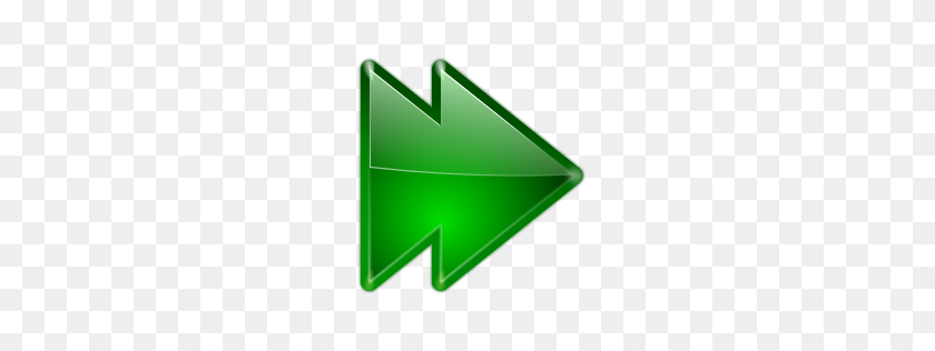 256x256 Actions Arrow Right Double Icon - Double Arrow PNG