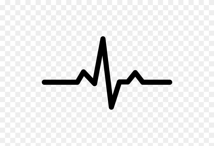 512x512 Активность, Сердцебиение, Экг, Экг, Здоровье, Сердце, Сердцебиение, Значок Пульса - Экг Png