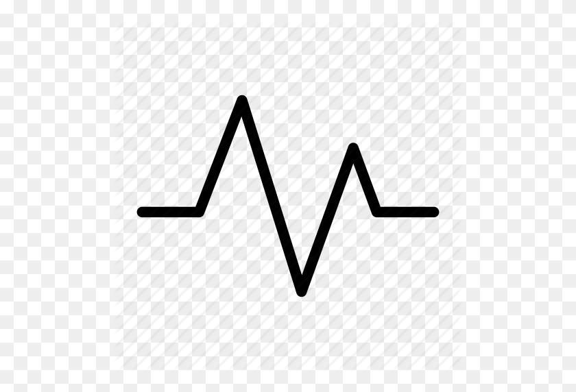 512x512 Activity, Cardiology, Heart, Heartbeat, Line, Pulse, Wave Icon - Heartbeat Line PNG
