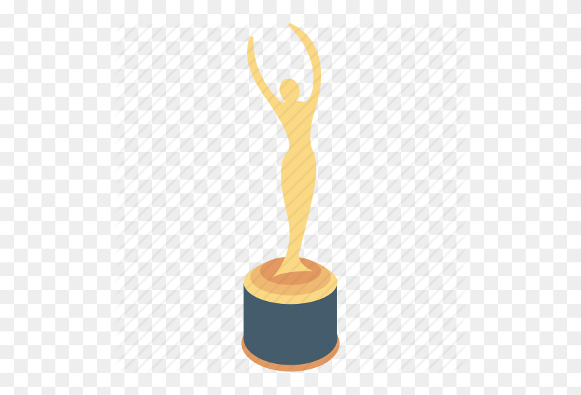 512x512 Actor Award, Cinema Award, Movie Award, Oscar Award, Reward Icon - Academy Award PNG