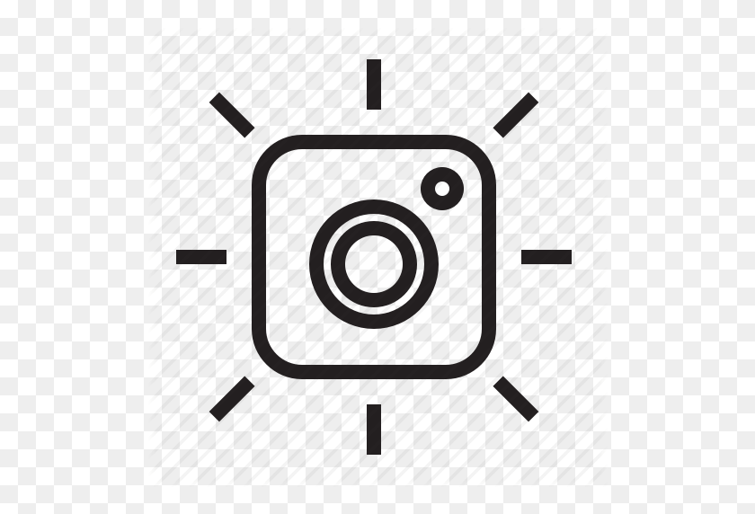 512x512 Anuncio, Publicidad, Difusión, Instagram, Popular, Promo, Promocionar, Snap - Logotipo Blanco De Instagram Png