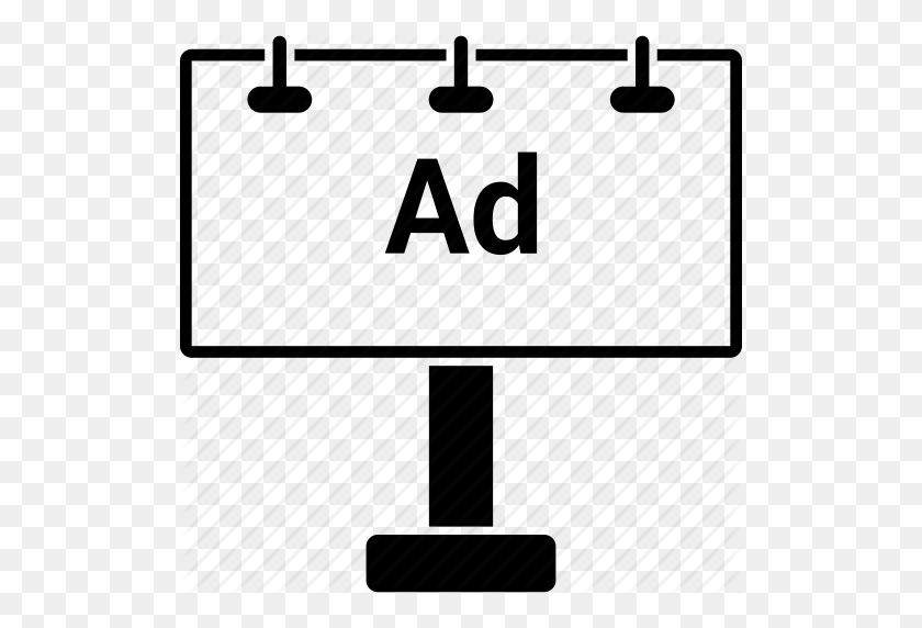 512x512 Ad Board, Ads, Advertisement, Advertising, Banner, Billboard - Advertising PNG
