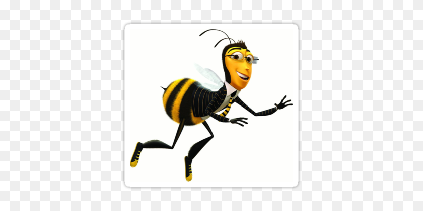 375x360 Adam Bee Movie Bee Movie Stickers Bee Movie - Bee Movie PNG